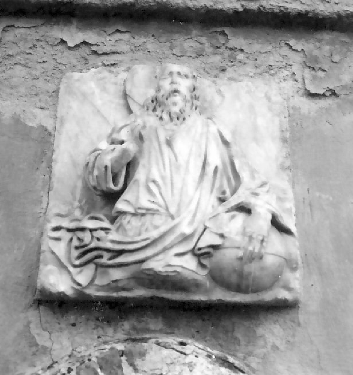 Eterno Padre (rilievo, frammento) - bottega napoletana (secc. XVI-XVII)