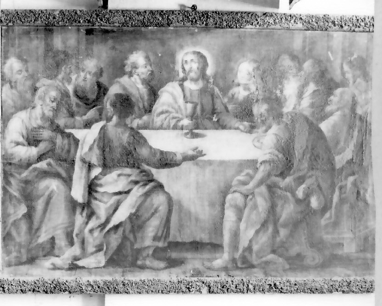 Ultima Cena (dipinto, opera isolata) di Grimaldi Giuseppe (attribuito) - ambito Italia meridionale (metà sec. XVIII)