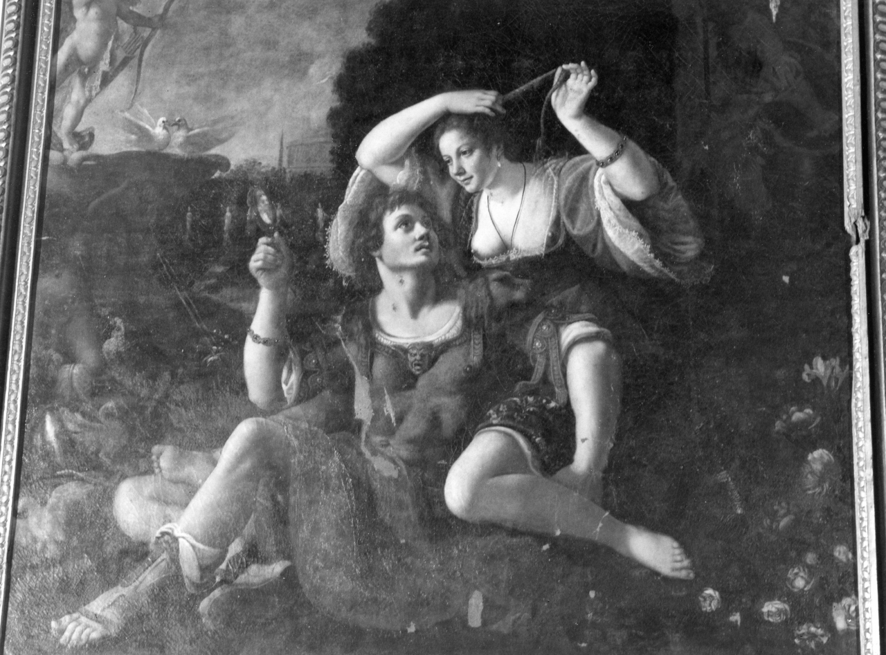 testa di ariete (dipinto) di Palizzi Giuseppe (sec. XIX)