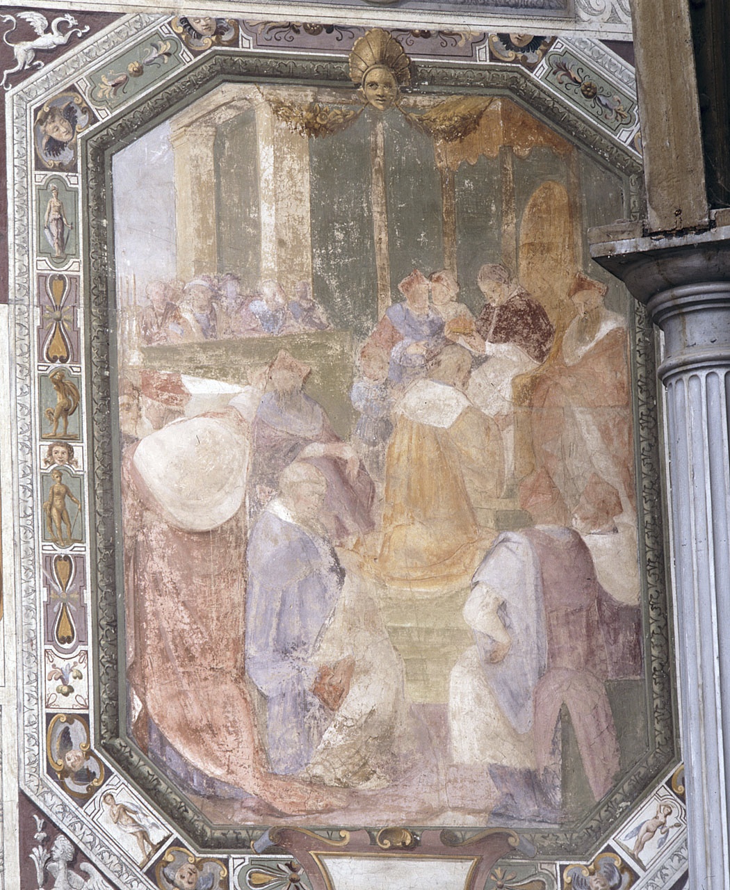 Papa incorona l'Imperatore (dipinto) di Daddi Cosimo (attribuito), Cardi Ludovico detto Cigoli (ultimo quarto sec. XVI)