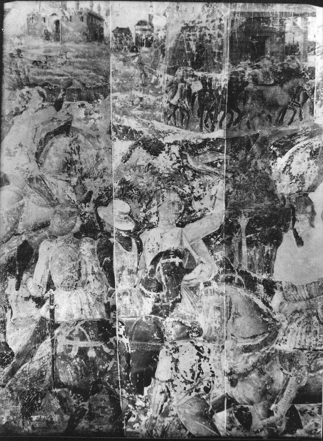 Gherardo : di Andrea Fiorini : da Vicenza [?] - 1469-1470 - Agosto - particolare Caccia [col] falcone (positivo) di Anonimo, Gherardo di Andrea Fiorini da Vicenza ((?)) (XX)