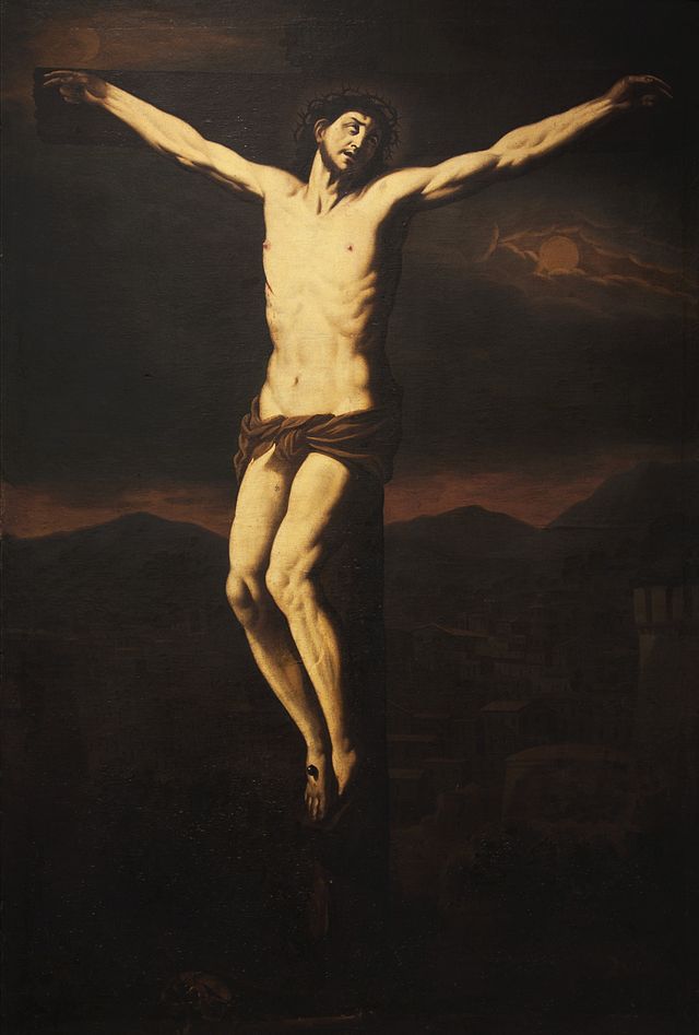 Cristo crocifisso dolente (dipinto, opera isolata) - ambito Italia centro-meridionale (inizio XIX)