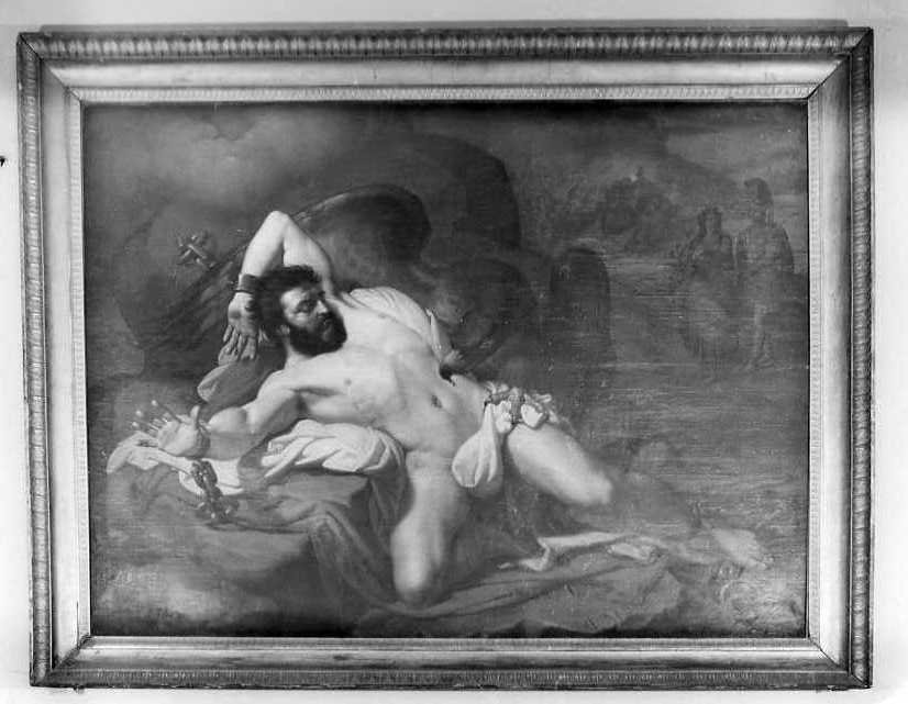 Prometeo incatenato (dipinto) di De Vivo Tommaso (sec. XIX)