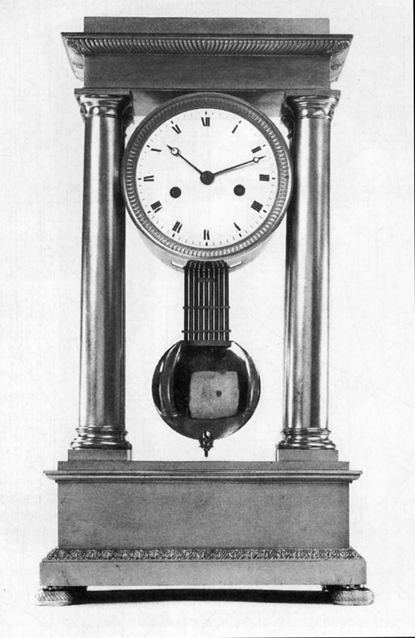 orologio - da mensola, opera isolata - manifattura parigina, manifattura francese (primo quarto, primo quarto sec. XIX, sec. XIX)