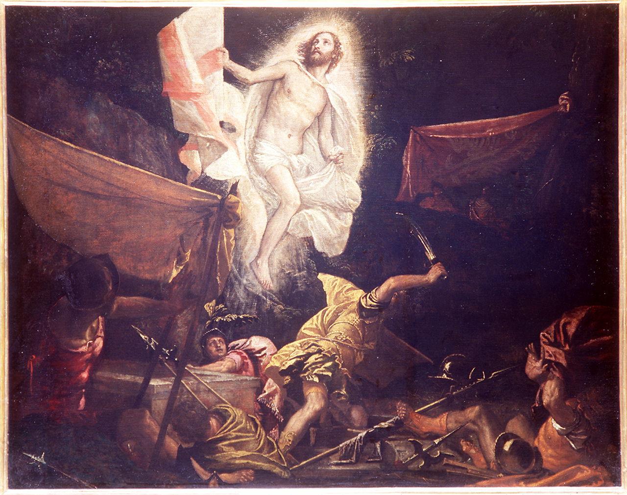 resurrezione di Cristo (dipinto) di Caliari Paolo detto Paolo Veronese (bottega) (seconda metà sec. XVI)