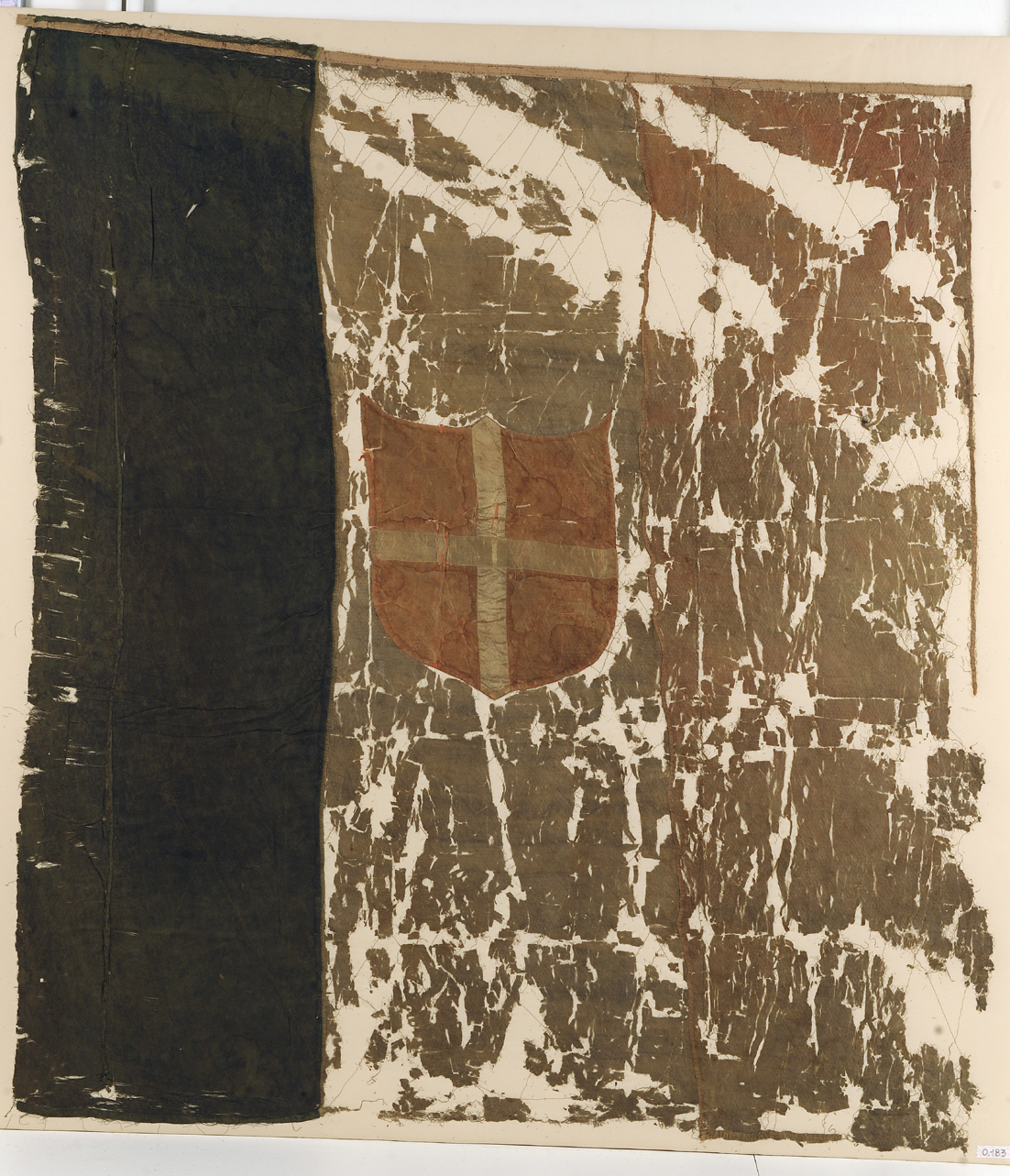 soggetto assente (bandiera, insieme) di Bruno Felice, Negri Giuseppe (metà sec. XIX)
