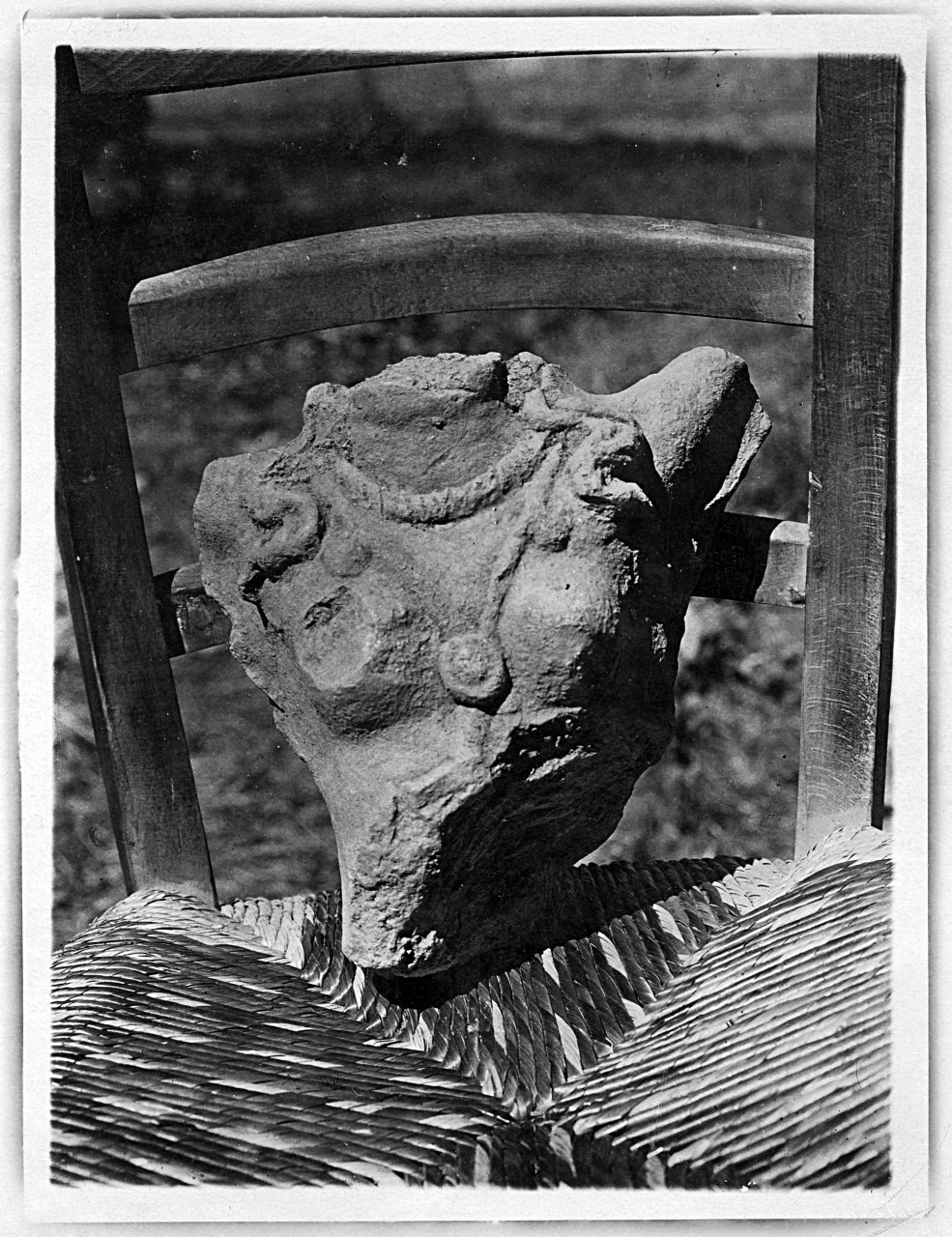 Collocazione ignota - Frammento di busto femminile; terracotta (negativo) di Gabinetto fotografico del Polo Museale Fiorentino (laboratorio) (primo quarto XX)