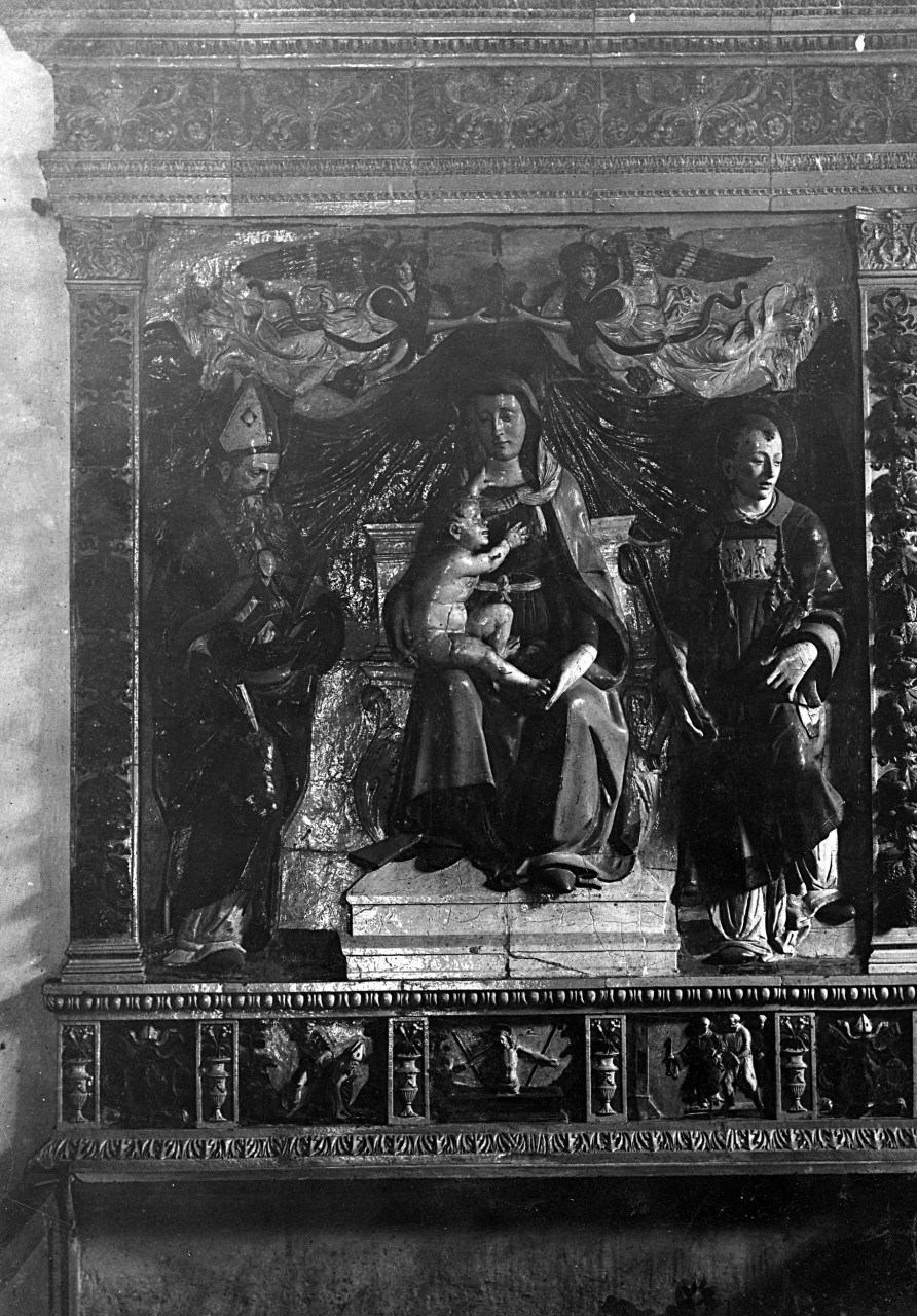 Caprese Michelangelo - Pieve di San Cassiano - Robbiana (negativo) di Della Robbia Andrea (scuola), Gabinetto fotografico del Polo Museale Fiorentino (laboratorio) (primo quarto XX)
