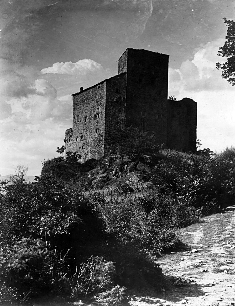 Arezzo - Castel San Niccolò - Castello (negativo) di Gabinetto fotografico del Polo Museale Fiorentino (laboratorio) (primo quarto XX)