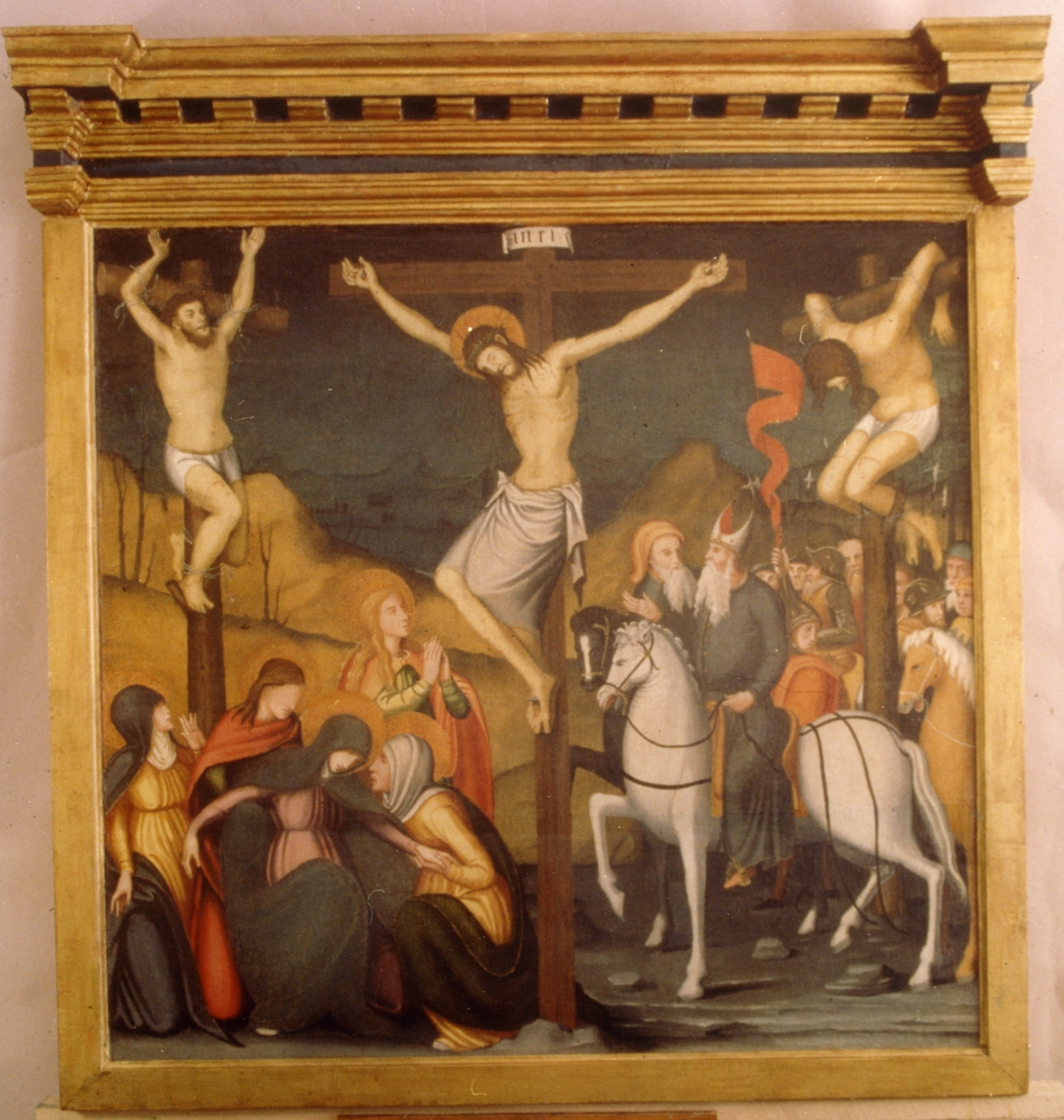 Crocifissione di cristo con la madonna e santa maria maddalena (dipinto)