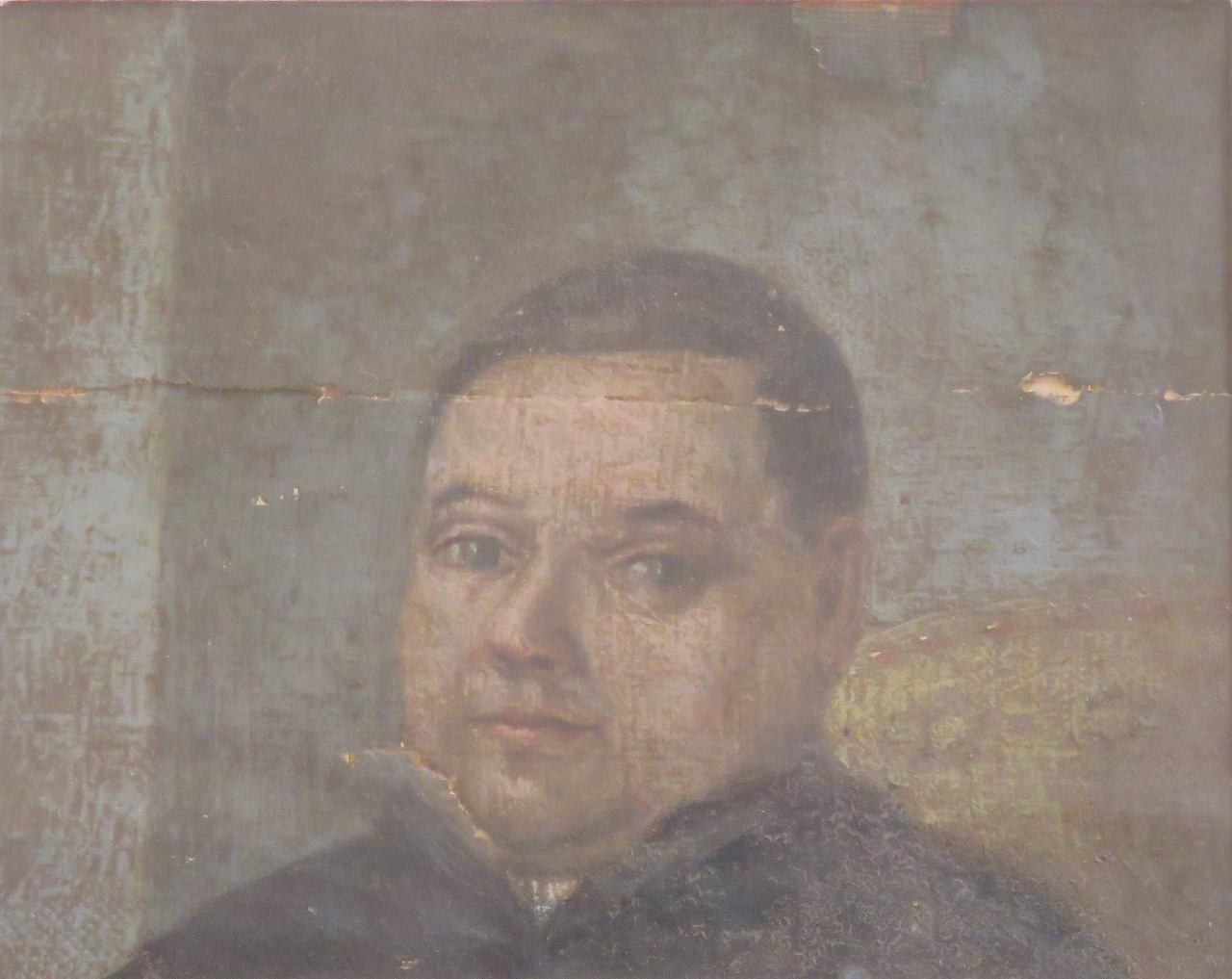 Ritratto del teologo michele spano, ritratto di ecclesiastico (dipinto)