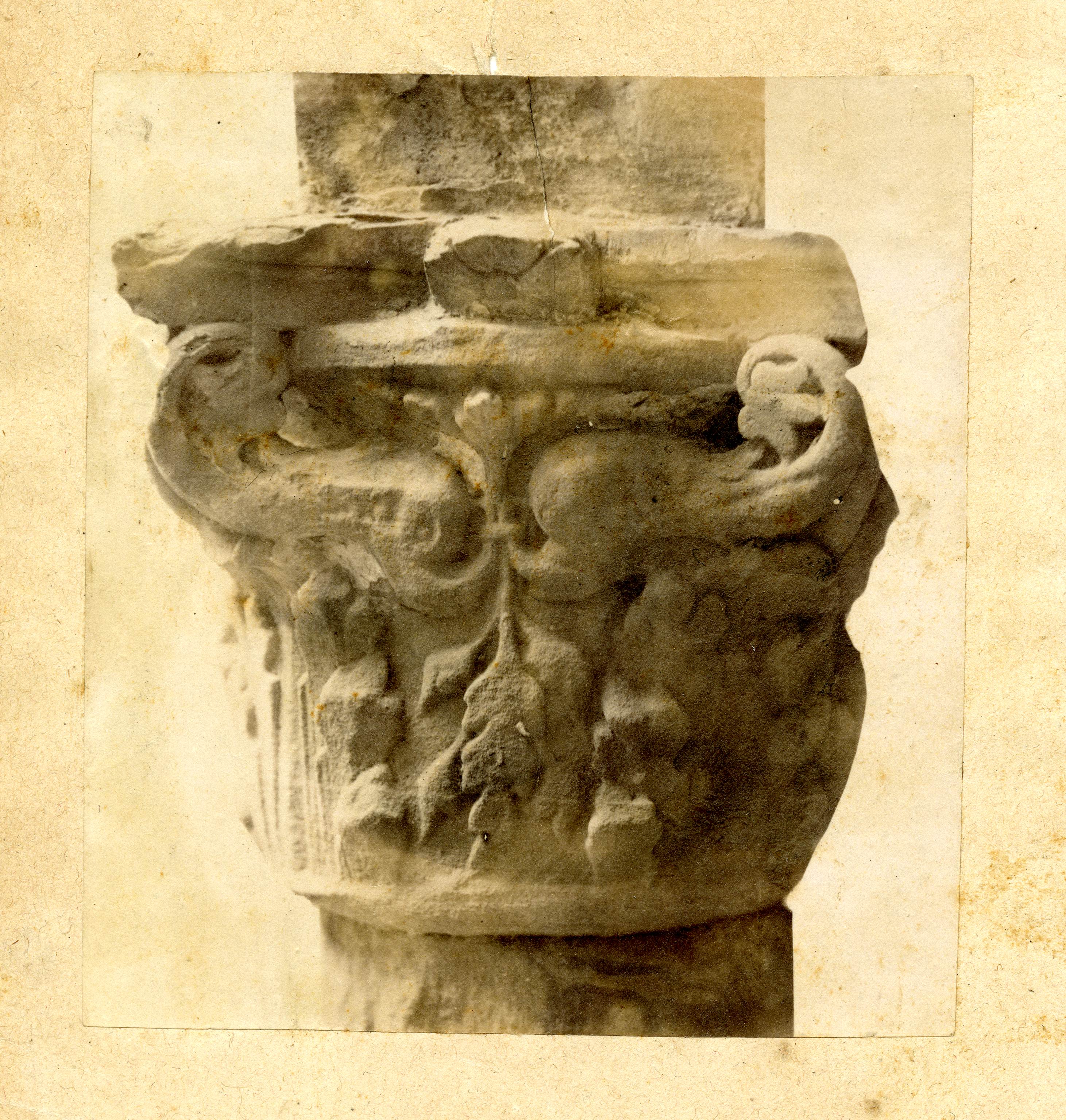 Elementi architettonici - Capitelli romani (positivo) di Anonimo (seconda metà XIX)