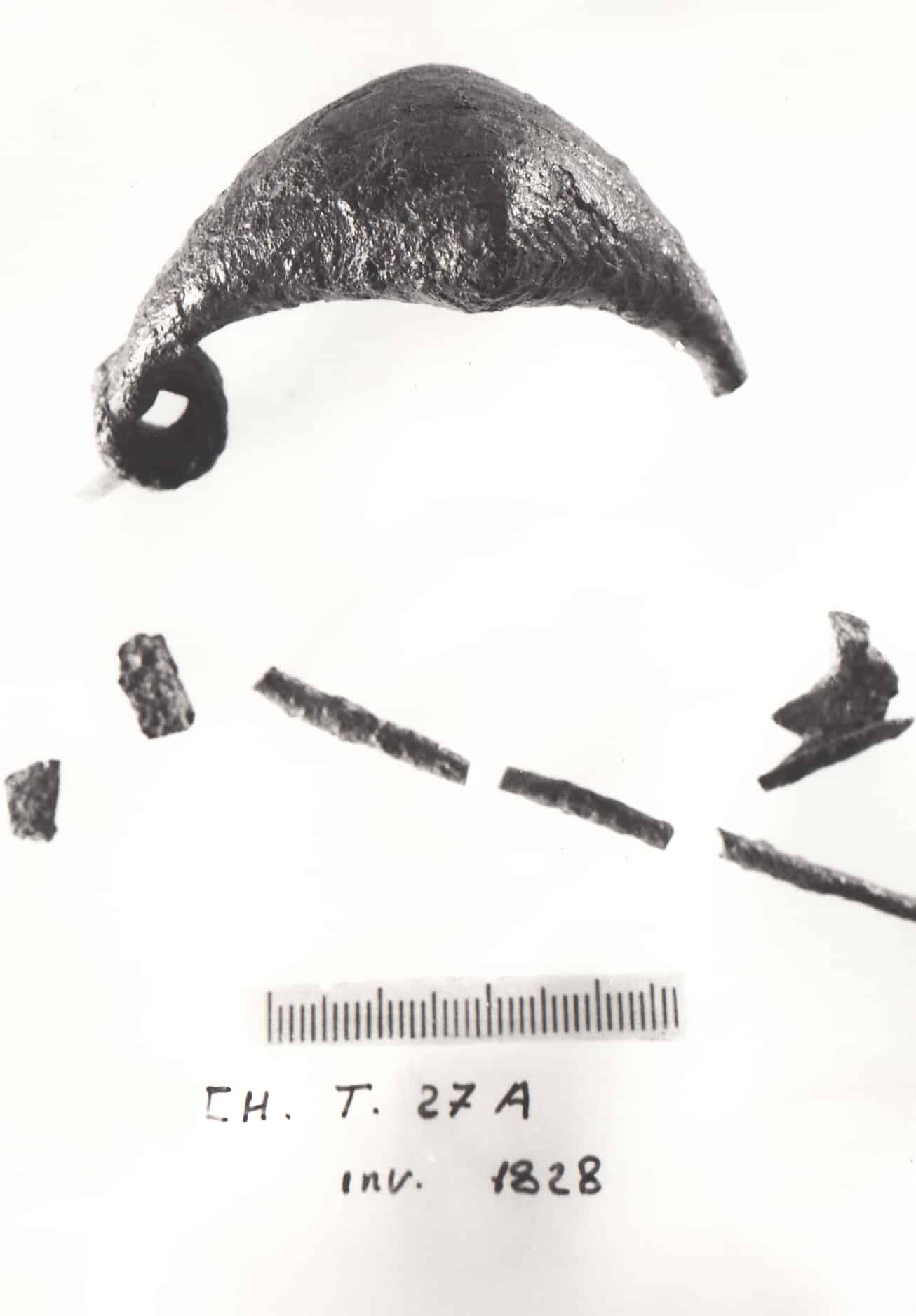 fibula, a navicella (VII a.C)