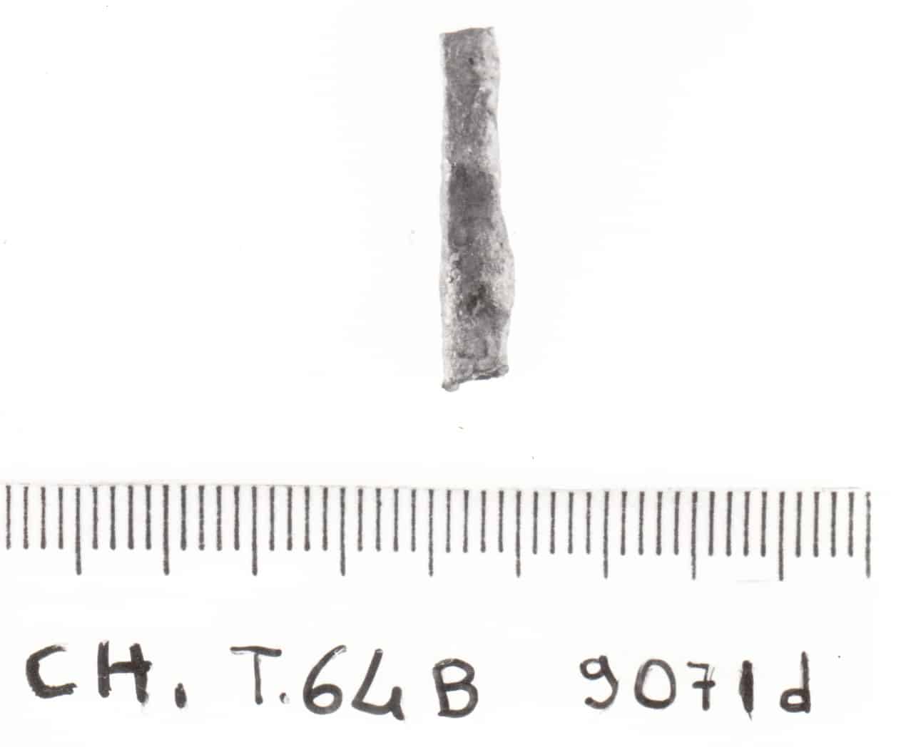 strumento da toeletta/frammento - cultura ligure della prima età del Ferro (VII a.C)