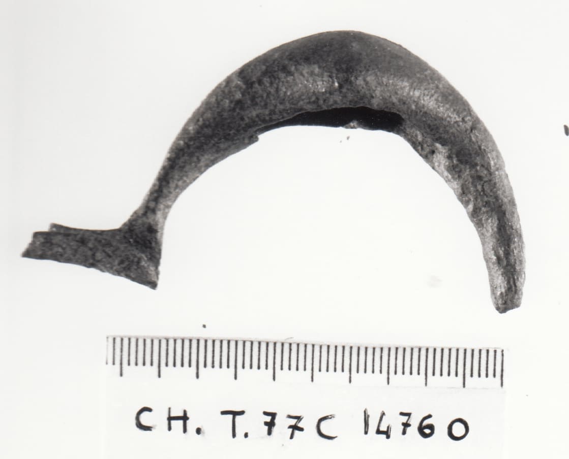fibula a navicella - cultura ligure della prima età del Ferro (VII a.C)