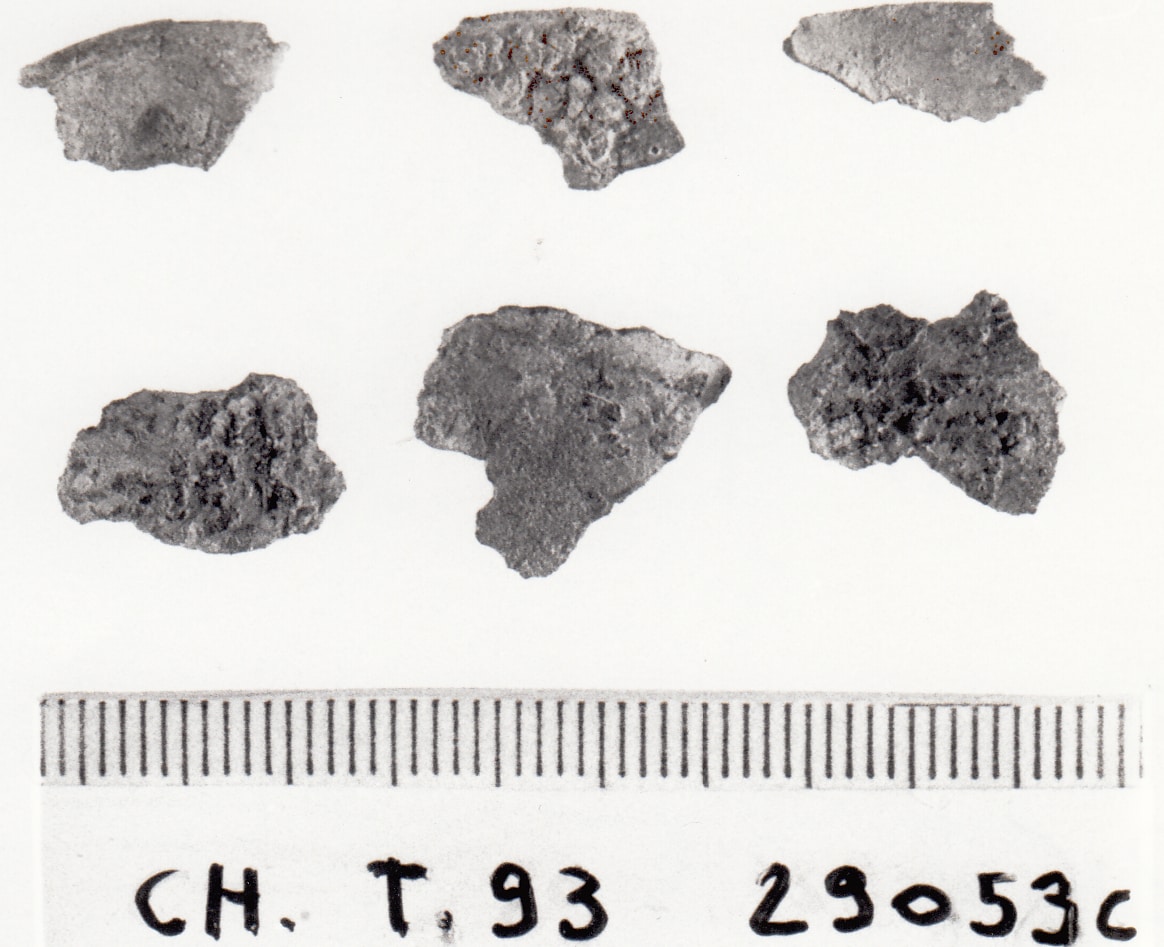 lamina/frammenti - cultura ligure della prima età del Ferro (VII a.C)