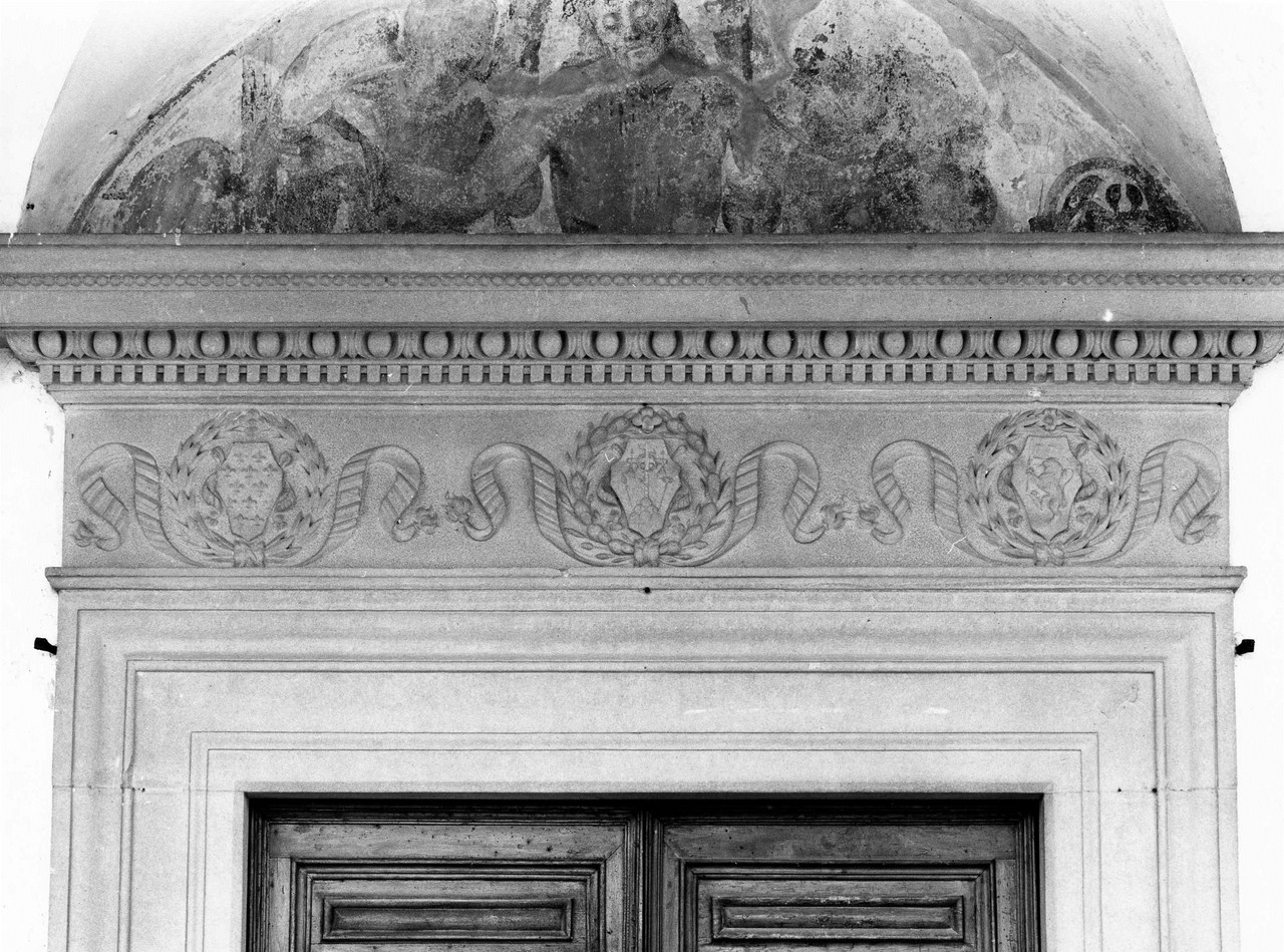 architrave di portale di Della Bella Piero di Giovanni, Matteo di Cecco (sec. XV)
