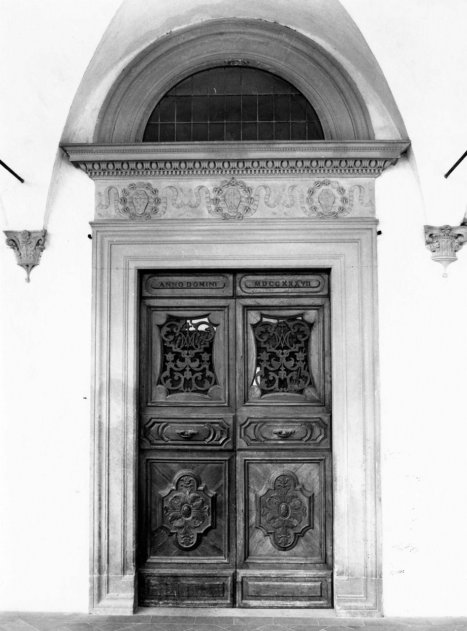 mostra di porta di Della Bella Piero di Giovanni, Matteo di Cecco (sec. XV)