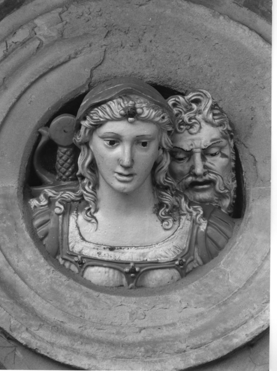 Giuditta con la testa di Oloferne (scultura) di Della Robbia Giovanni (bottega) (primo quarto sec. XVI)