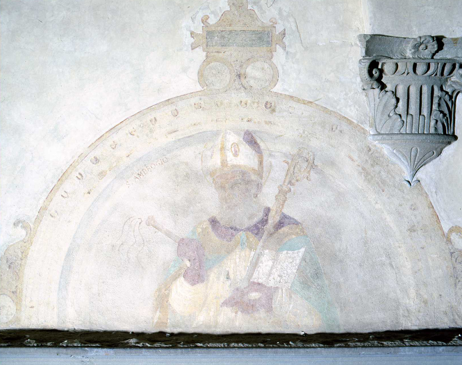 Sant'Ambrogio (dipinto) di Piero di Matteo (primo quarto sec. XVI)