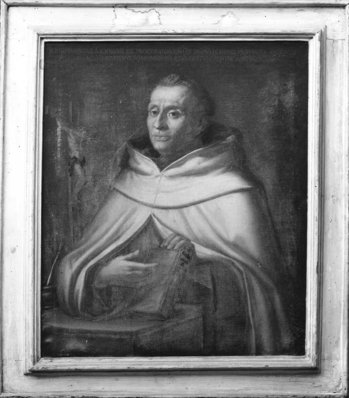 ritratto del certosino Giacinto Fossombroni (dipinto) - ambito toscano (sec. XVIII)
