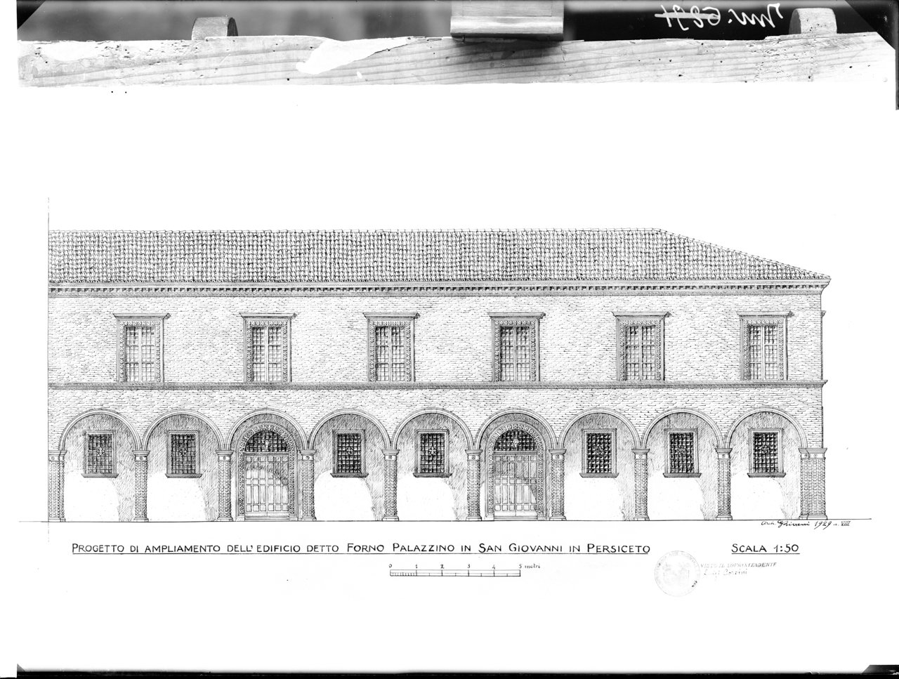 Architettura - Disegni e progetti <1929> (negativo) di Bolognesi Orsini (studio) (XX)
