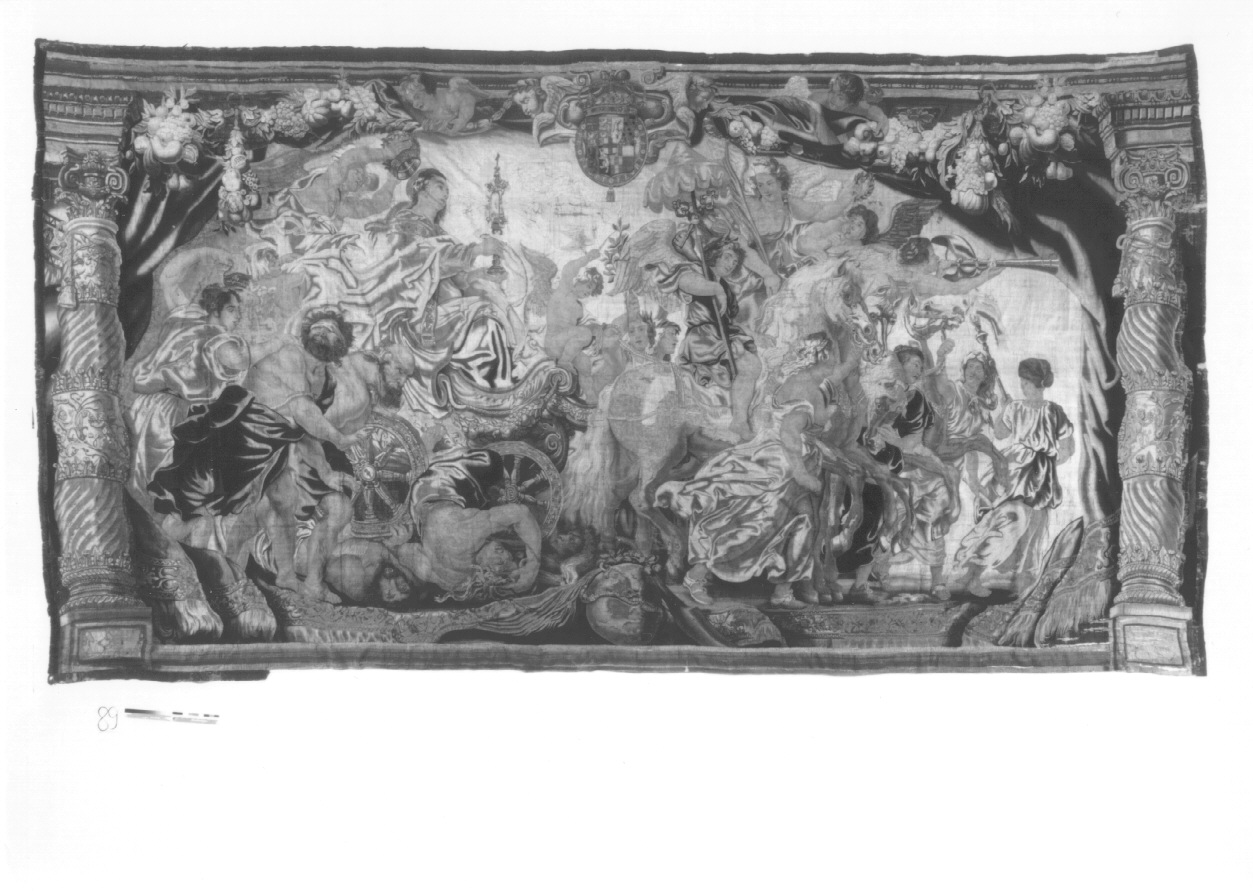 Il trionfo dell'Eucarestia sull'Ignoranza e l'Accecamento (arazzo, opera isolata) di Rubens Pieter Paul, Van den Hecke Frans - manifattura di Bruxelles (terzo quarto sec. XVII)