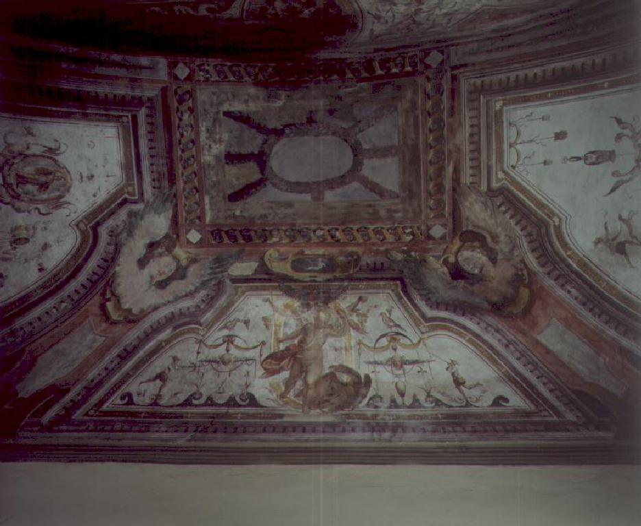 Motivi decorativi a grottesche (decorazione pittorica, complesso decorativo) di Conti Giovanni Maria detto Della Camera (sec. XVII)