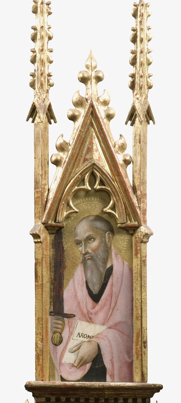 San Paolo (cimasa di polittico, elemento d'insieme) di Sano di Pietro (sec. XV)