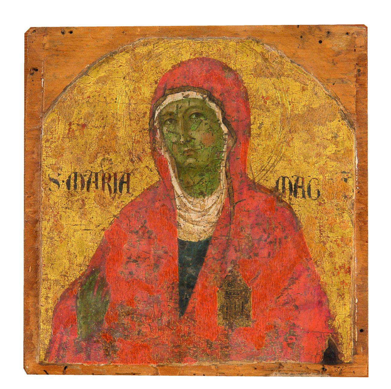 Santa Maria Maddalena (dipinto, frammento) di Duccio di Boninsegna (bottega) (secc. XIII/ XIV)