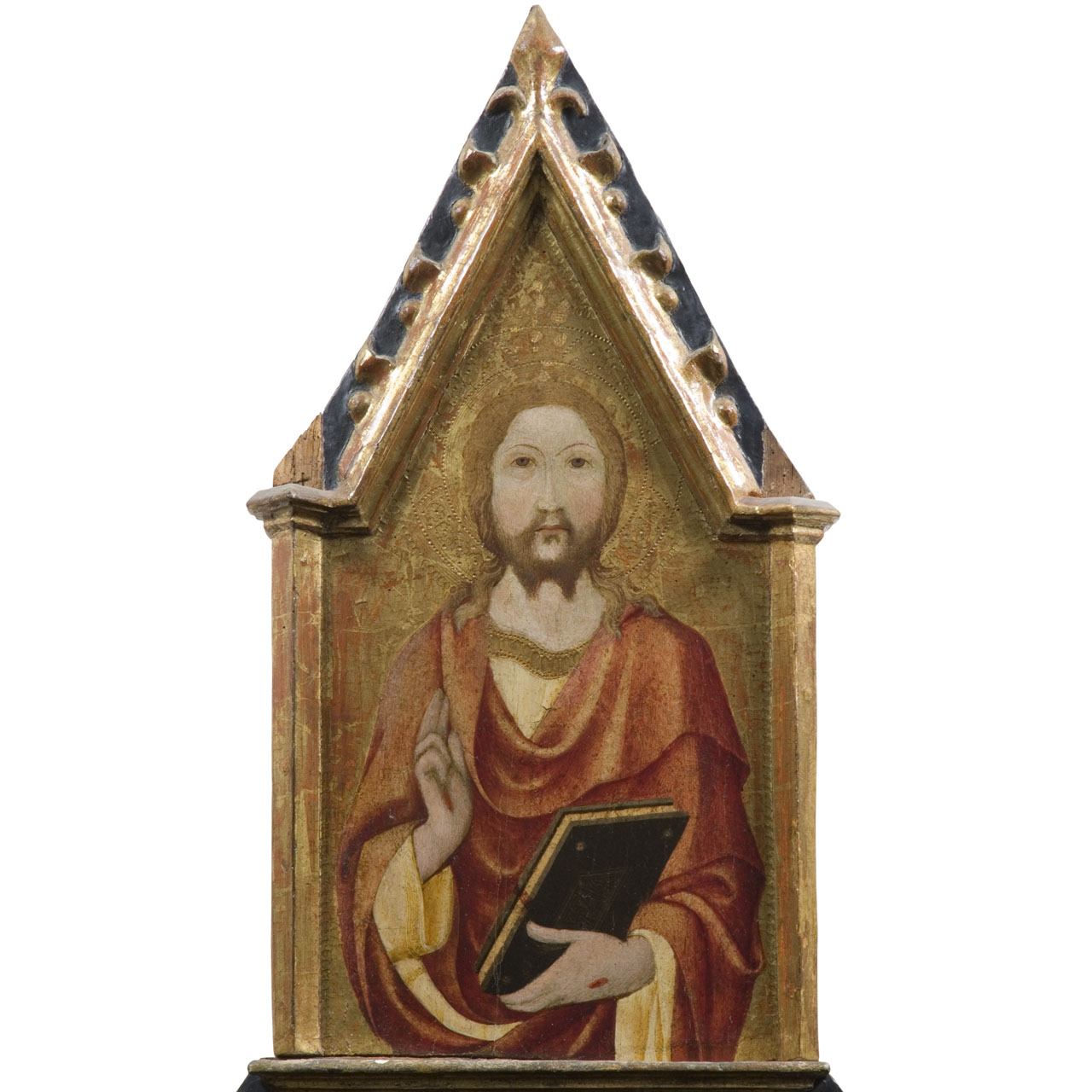 Polittico di Scrofiano, Cristo benedicente (cimasa di polittico, elemento d'insieme) di Sano di Pietro (sec. XV)