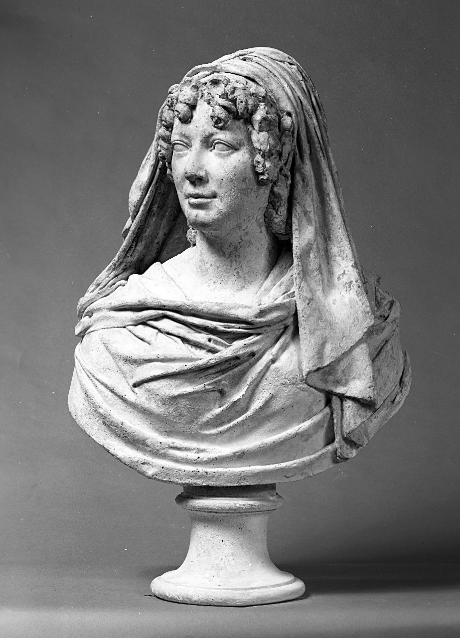 busto ritratto di Anne-Louise Germaine Necker baronessa de Staël Holstein (Madame de Staël) (busto) di Bartolini Lorenzo (sec. XIX)