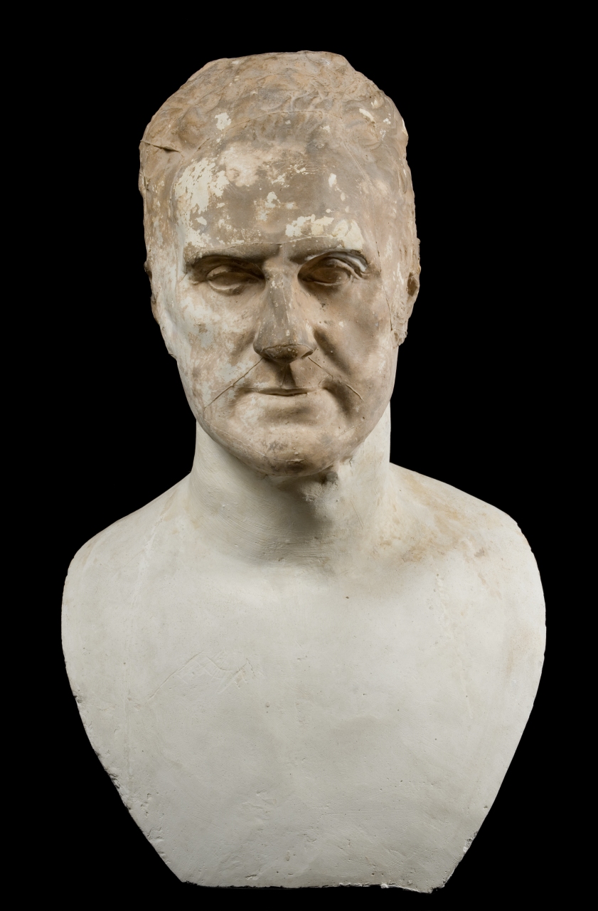 busto ritratto d'uomo (calco di scultura) di Bartolini Lorenzo (sec. XIX)
