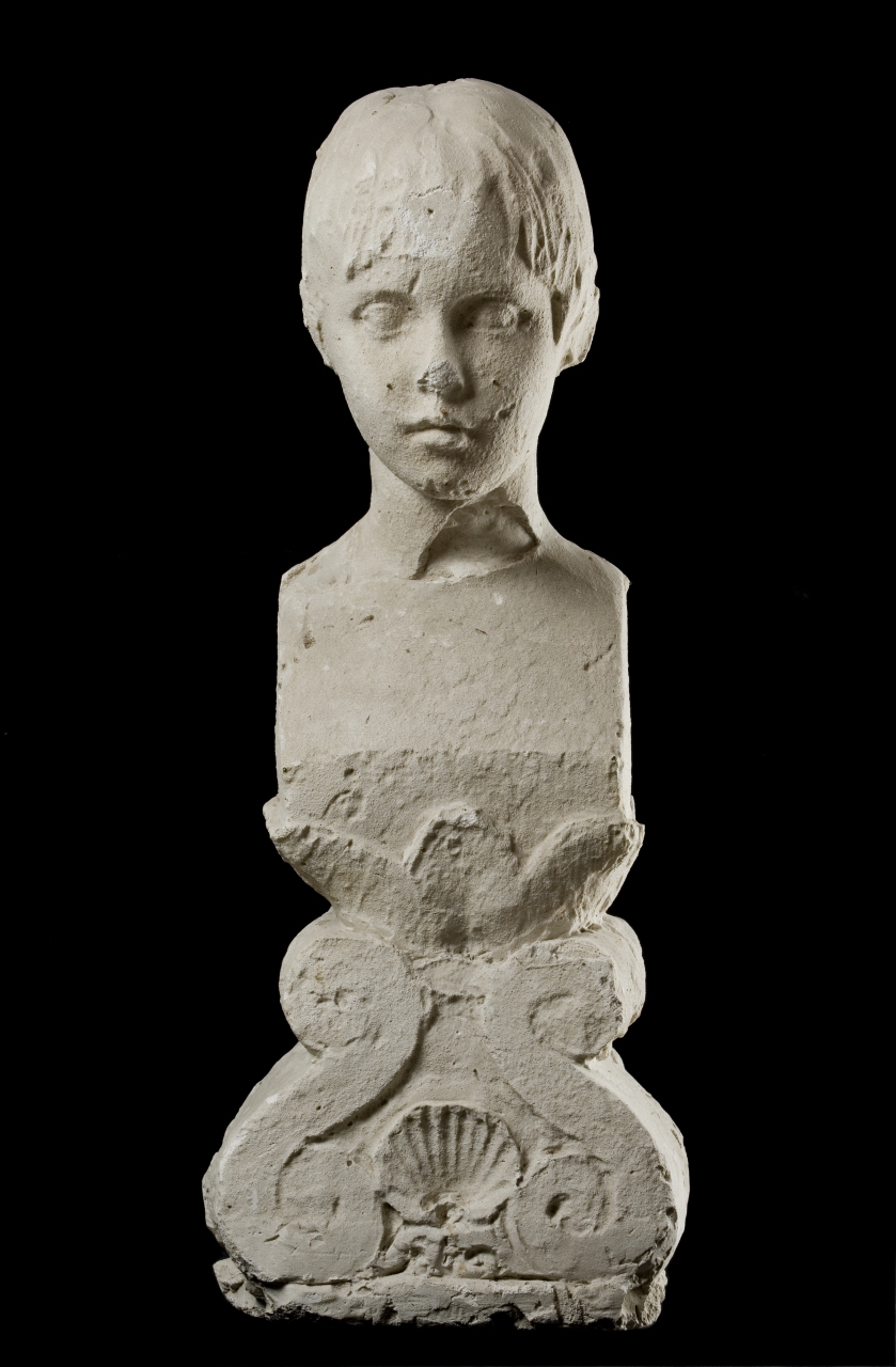 erma di fanciullo (modello per scultura) di Bartolini Lorenzo (sec. XIX)