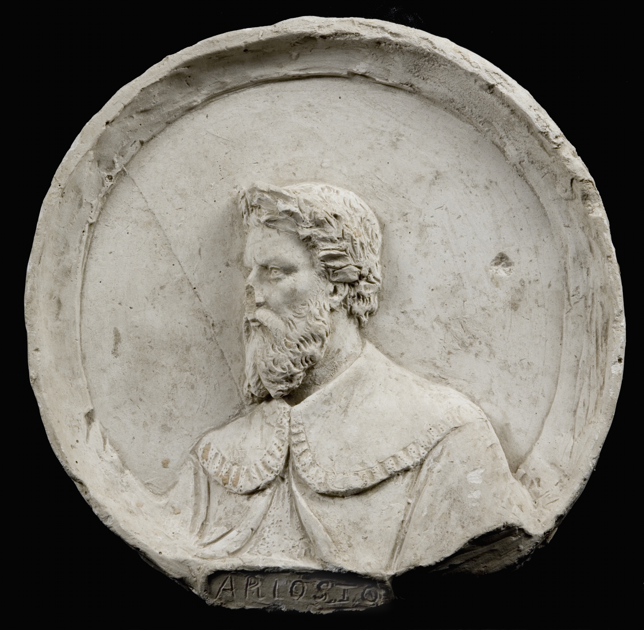 busto di Ludovico Ariosto (modello per scultura) di Bartolini Lorenzo (sec. XIX)
