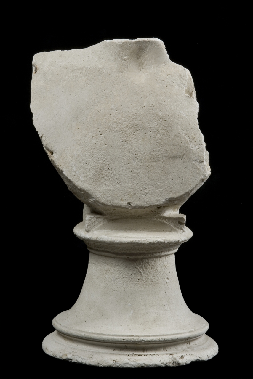 busto maschile all'eroica acefalo (modello per scultura, frammento) di Bartolini Lorenzo (sec. XIX)