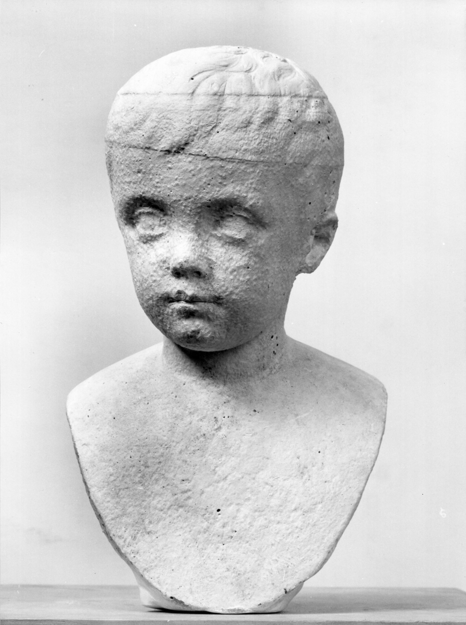 busto di fanciullo all'eroica (modello per scultura) di Bartolini Lorenzo (sec. XIX)