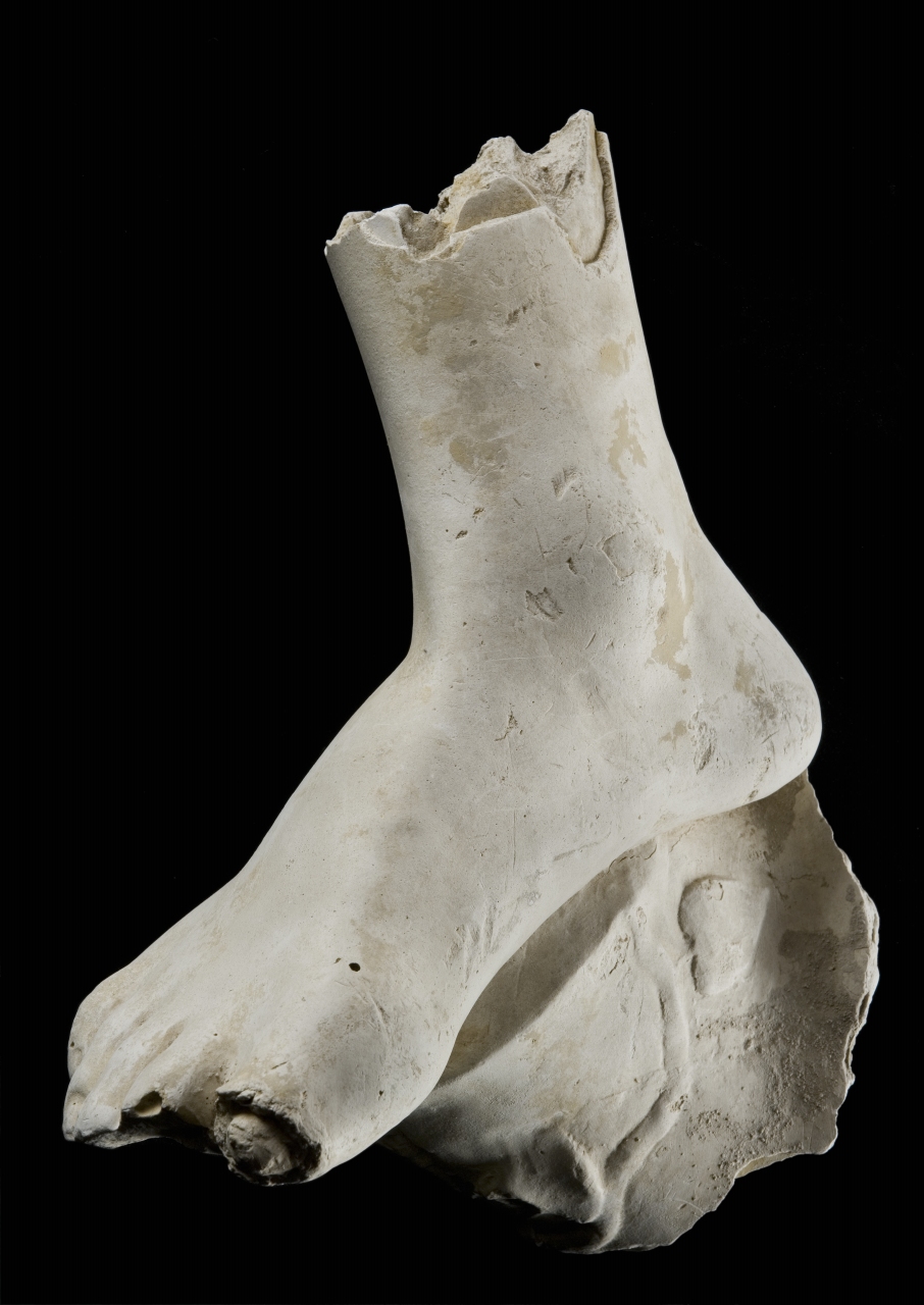 piede destro (modello per scultura, frammento) di Bartolini Lorenzo (sec. XIX)