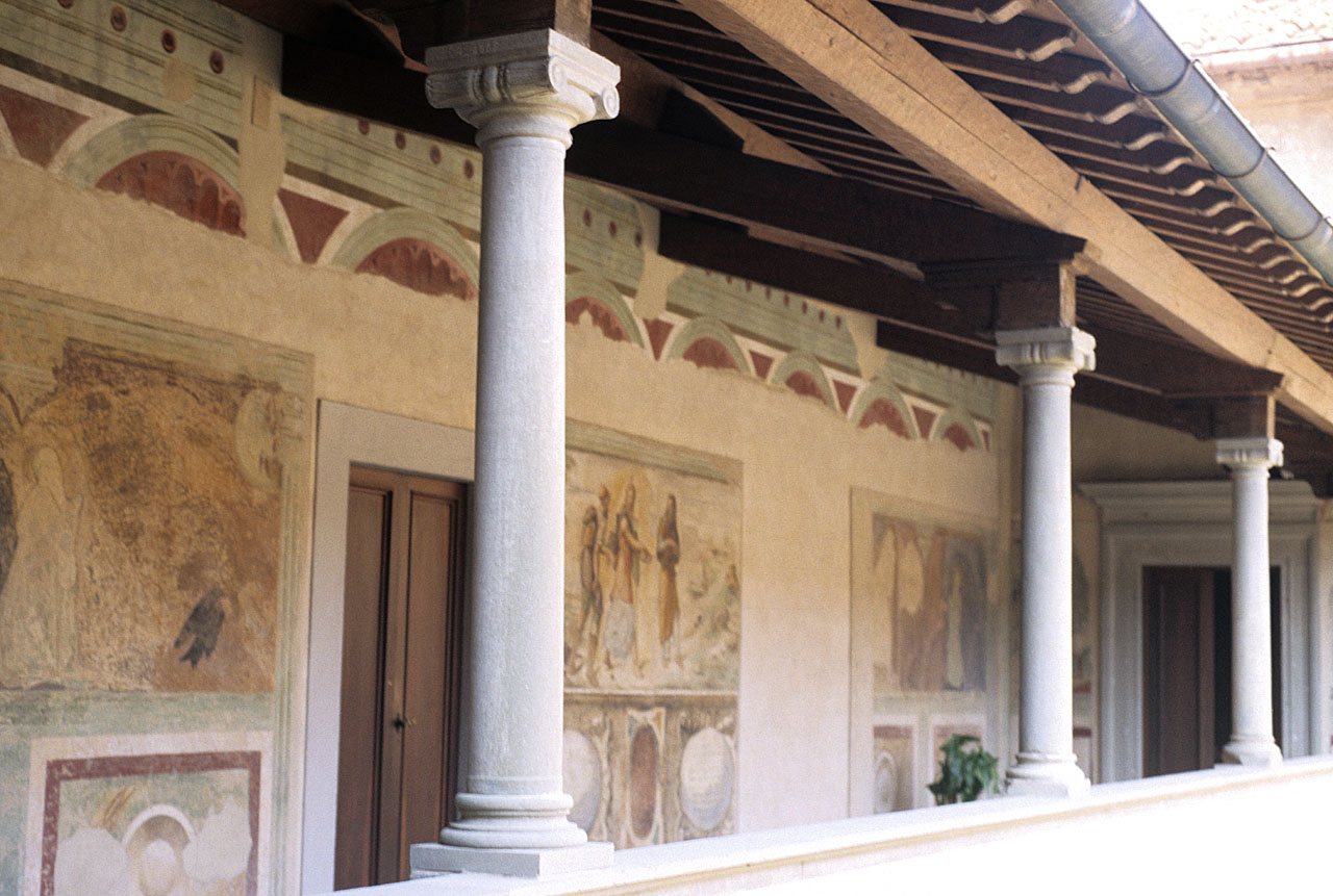 colonna ionica, serie - manifattura toscana (secondo quarto sec. XV)