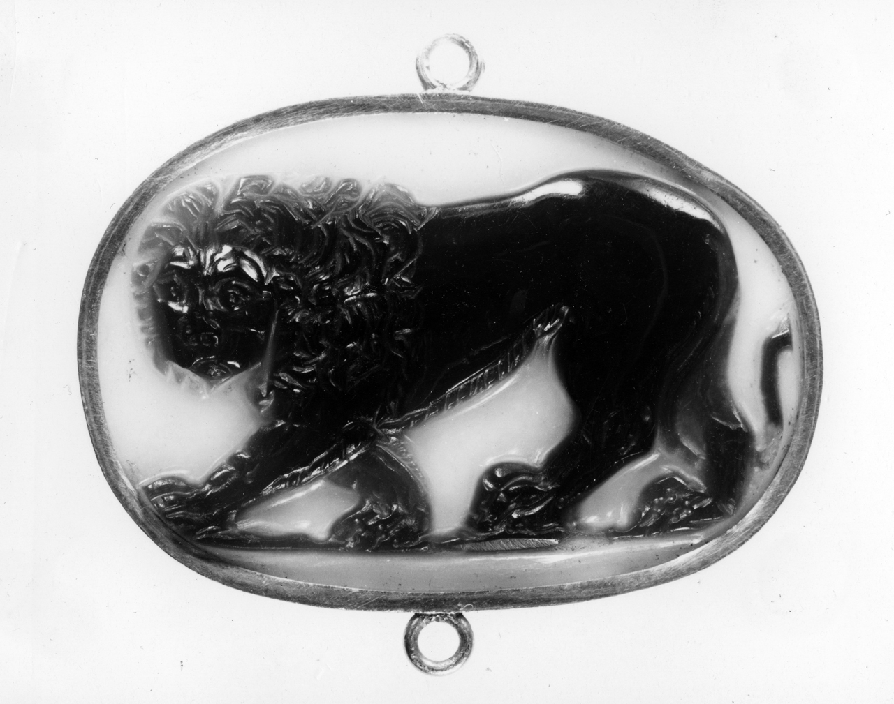 leone (cammeo) - bottega Italia meridionale (sec. XIII)