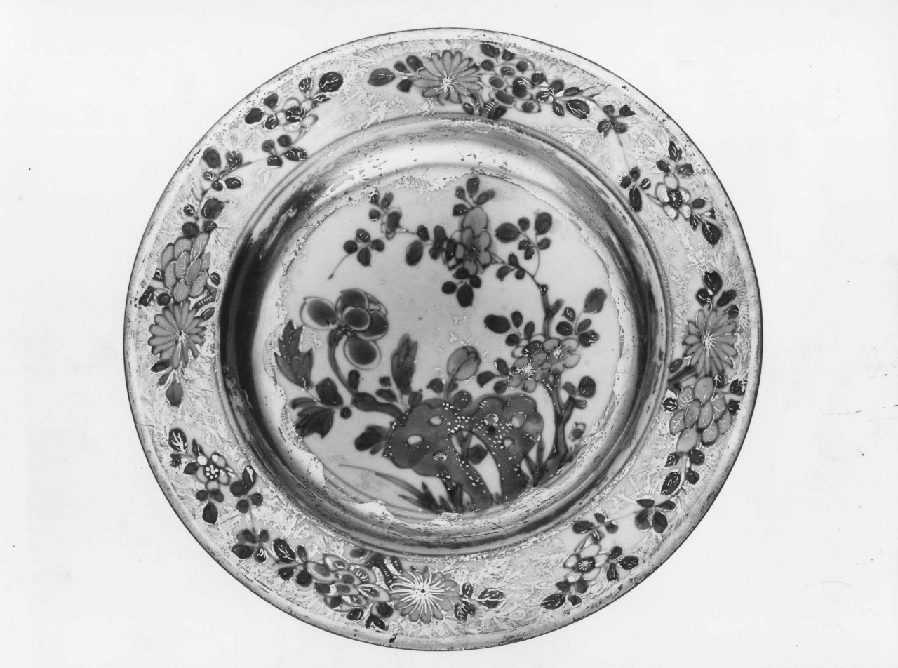 piatto - manifattura cinese (fine sec. XVII)