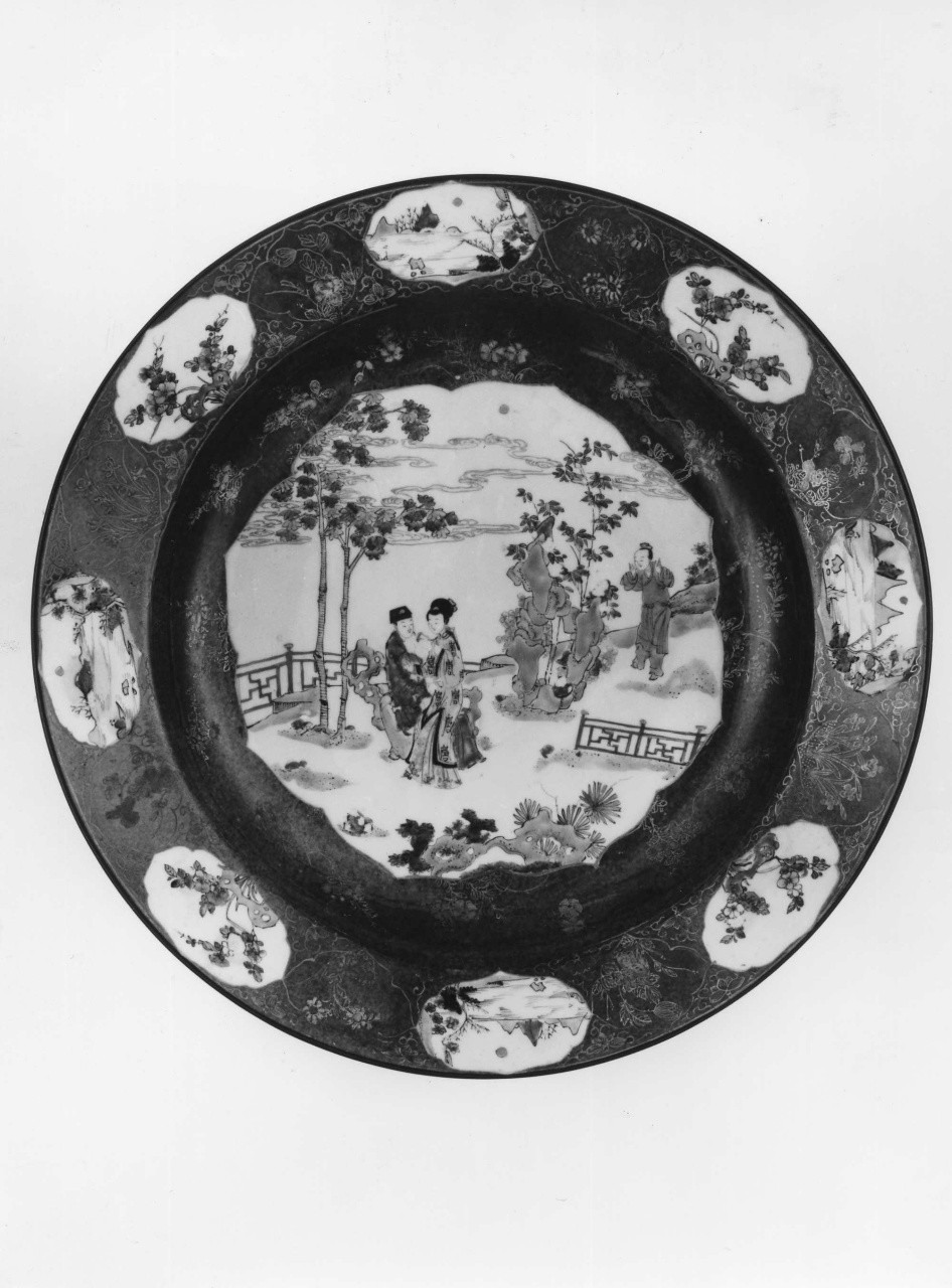 piatto - manifattura cinese (primo quarto sec. XVIII)