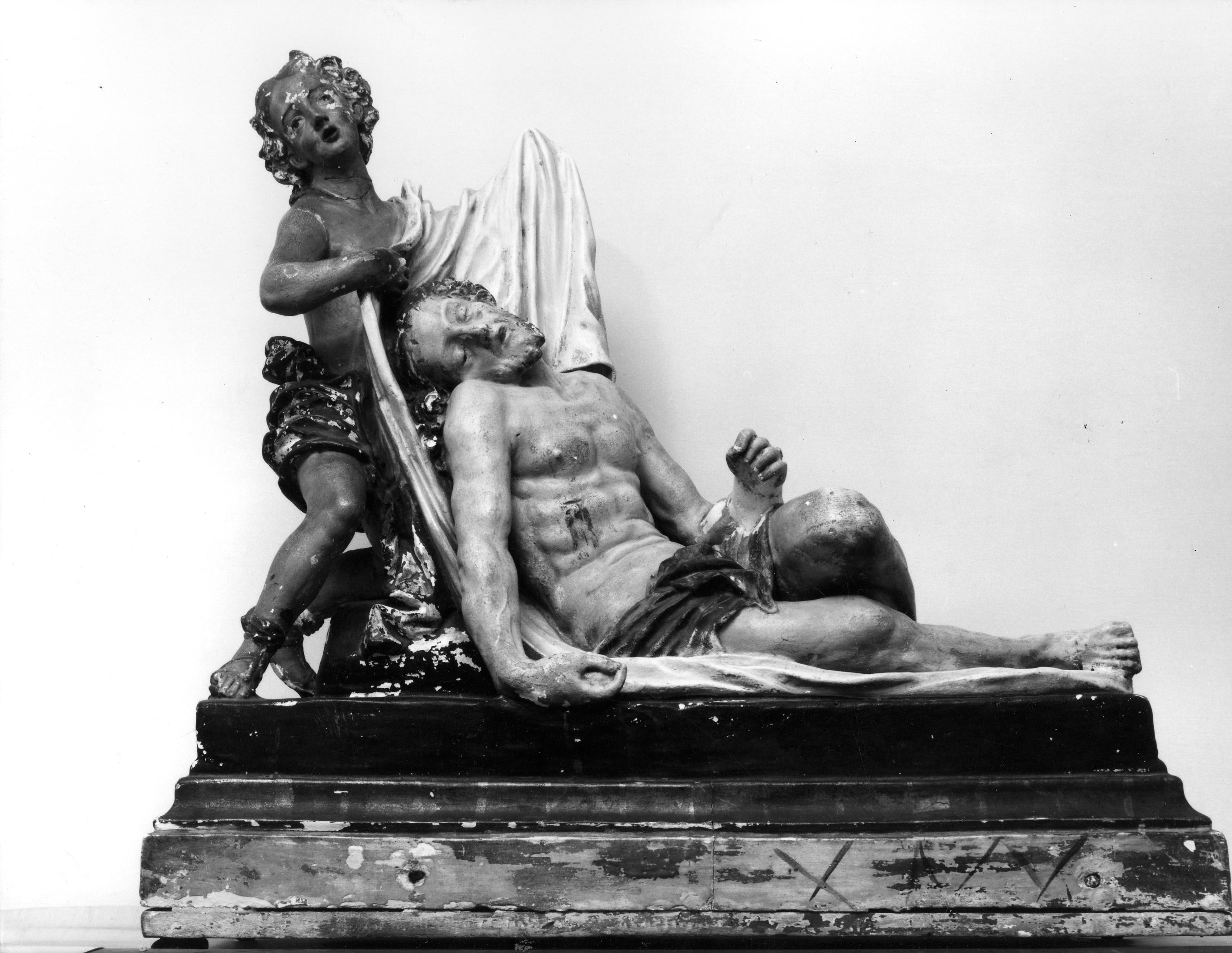 Cristo morto (scultura) - manifattura toscana (metà sec. XVII)