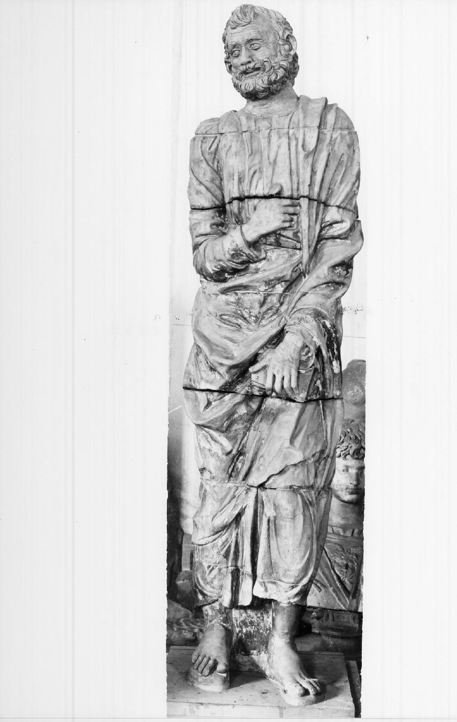 Evangelista (statua, elemento d'insieme) di Mantegna Andrea (maniera) (seconda metà sec. XV)