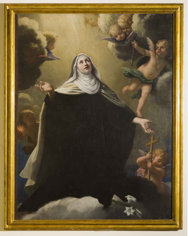 Santa Teresa (dipinto, opera isolata) di Franchi Antonio detto Lucchese (ultimo quarto sec. XVII)