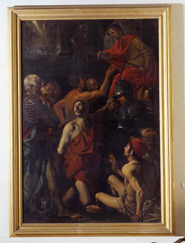 martirio di San Ponziano (dipinto, opera isolata) di Paolini Pietro (sec. XVII)