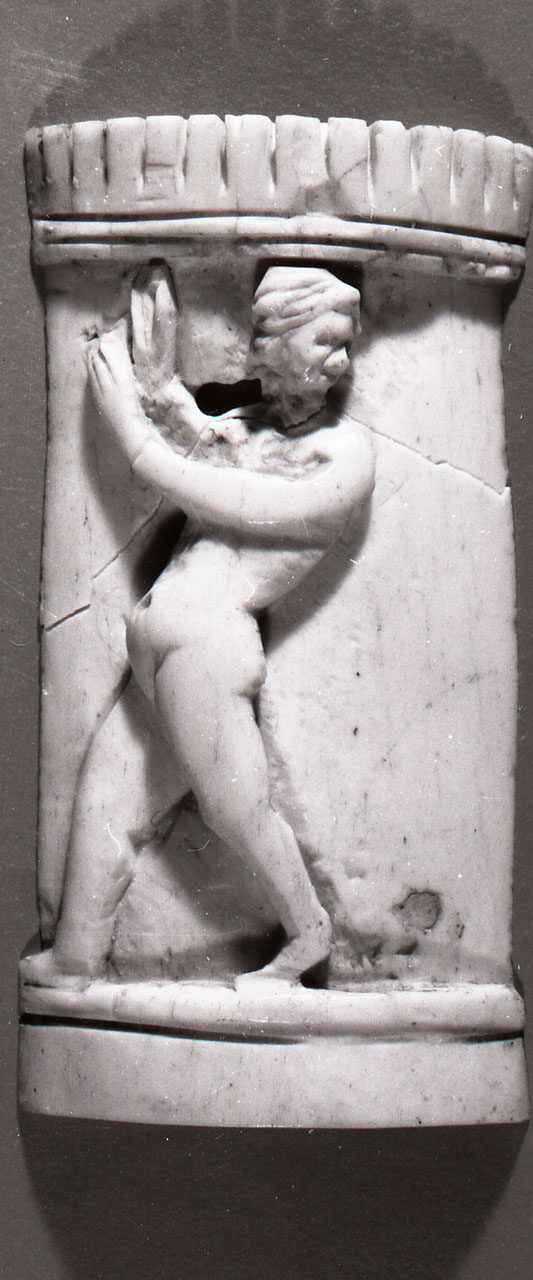 placchetta di cofanetto, elemento d'insieme - bottega Italia settentrionale (sec. XV)