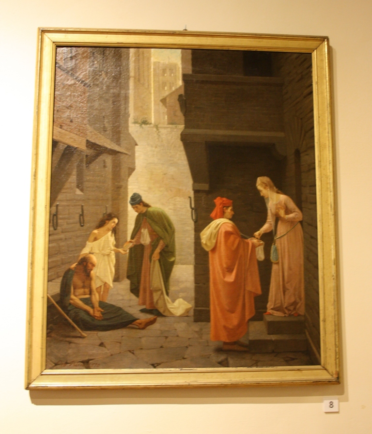 Le istituzioni della Fraternita dei Laici, Le istituzioni della Fraternita dei Laici (dipinto) di Ricci Pio (seconda metà sec. XIX)