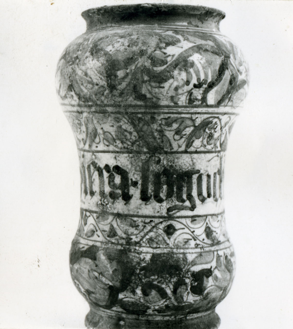 vaso da farmacia - bottega romana (prima metà sec. XVII)