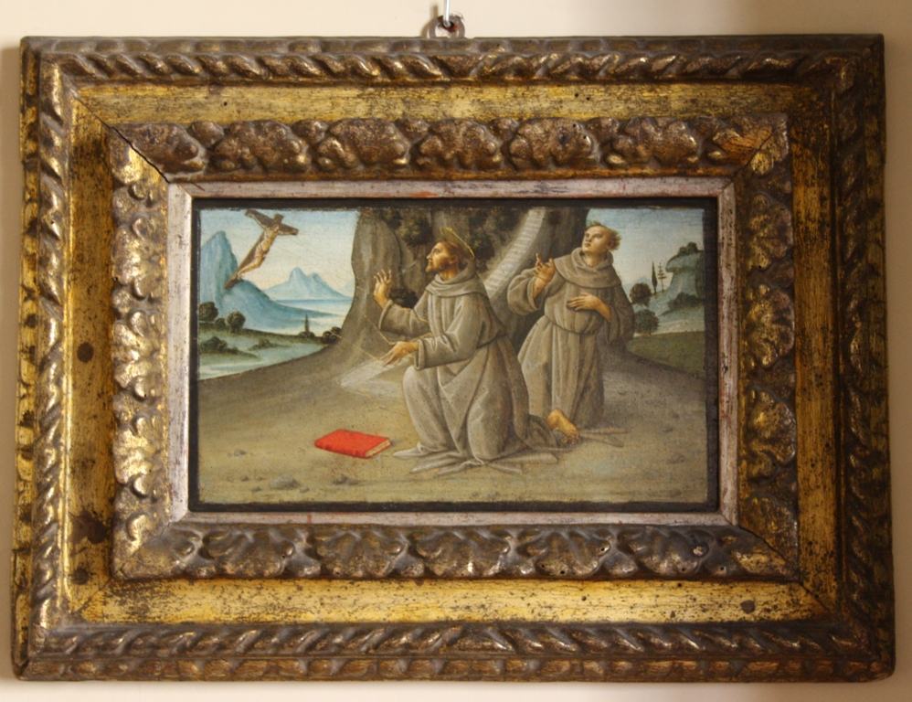Stimmate di San Francesco, San Francesco d'Assisi riceve le stimmate (dipinto) di Bartolomeo di Giovanni (sec. XV)
